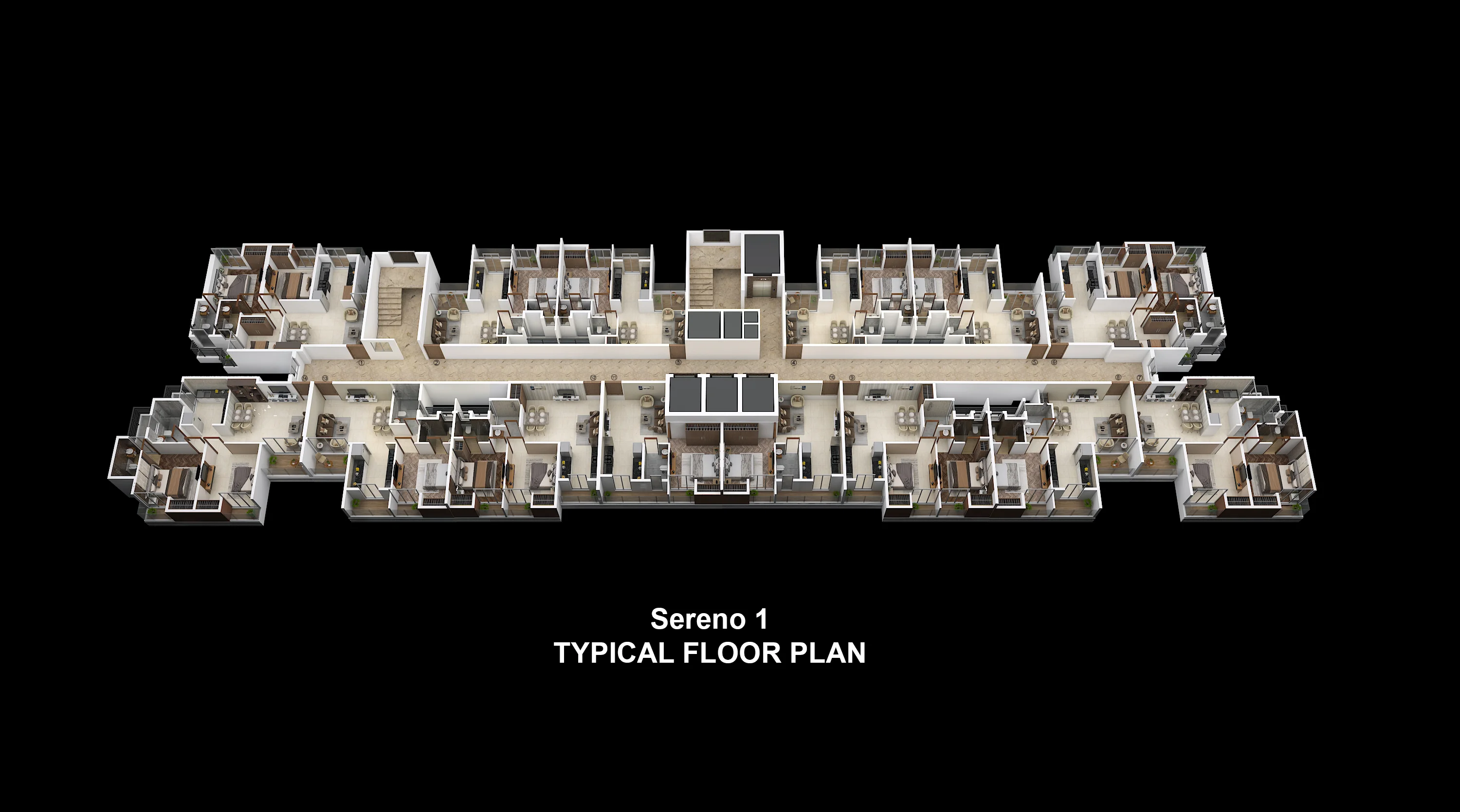 Davkhar Sereno Kalyan 1 BHK Signature Layout